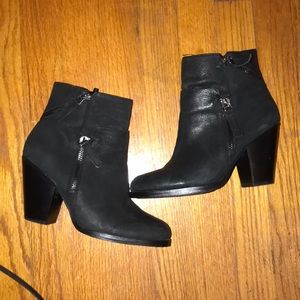 Vince campito black booties